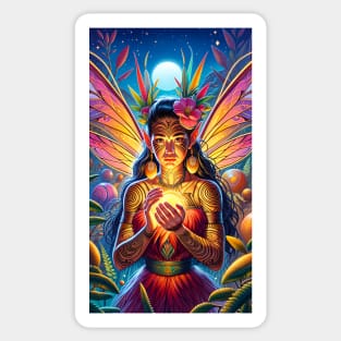 Māori Fairy Sticker